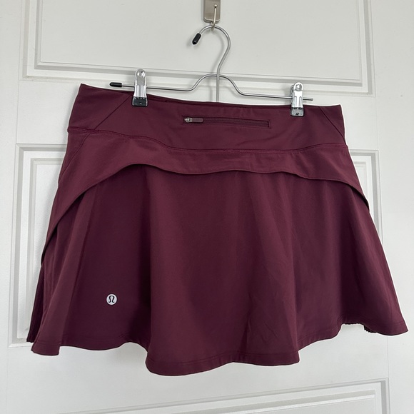 Lululemon Dark Adobe Play Off The Pleats Skirt - Picture 7 of 9